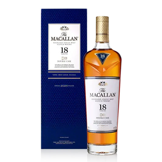 The Macallan Double Cask 18 Year Old Single Malt Scotch Whisky 700ml (2024 Release)