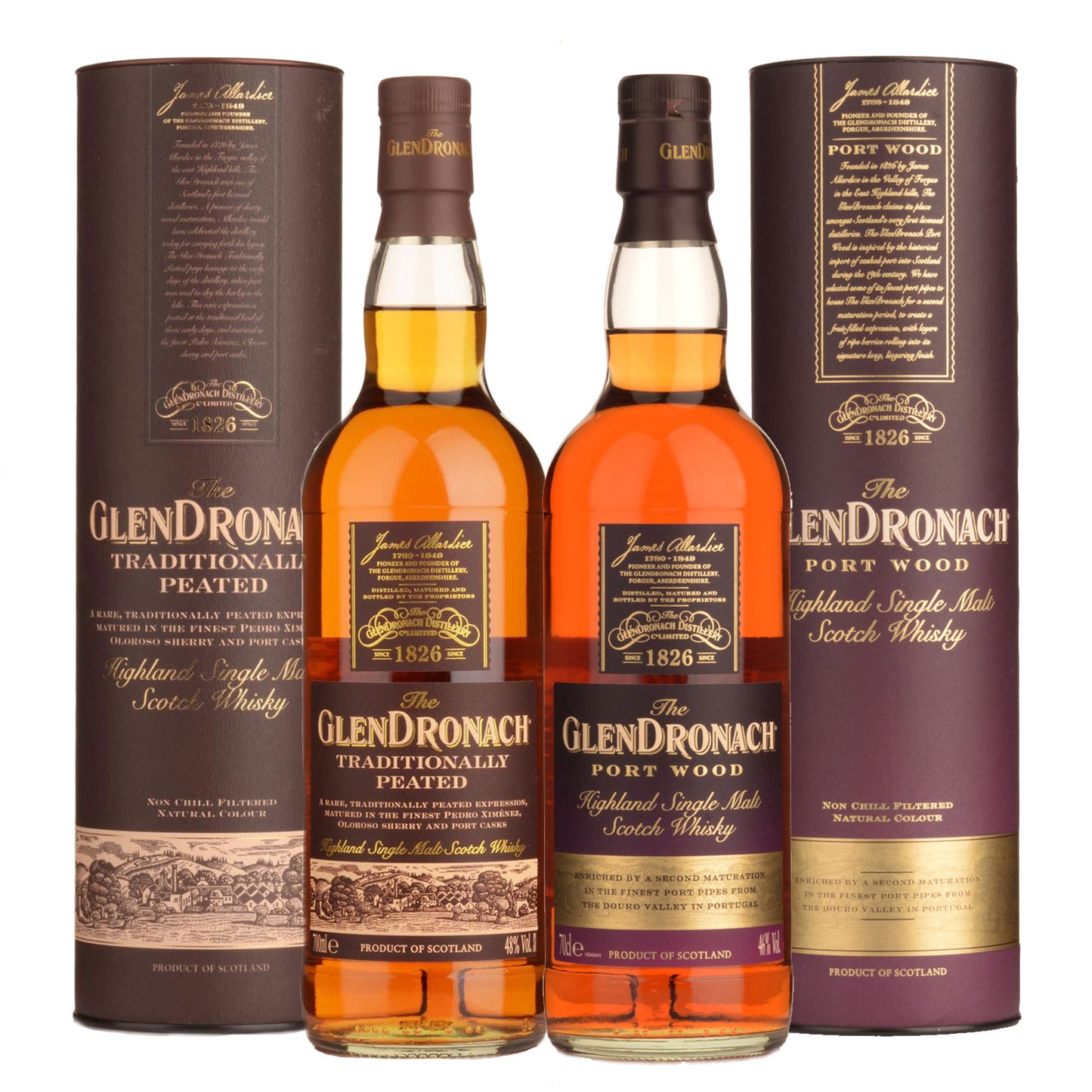 The Glendronach Port Wood Finish Single Malt Scotch Whisky 700ml
