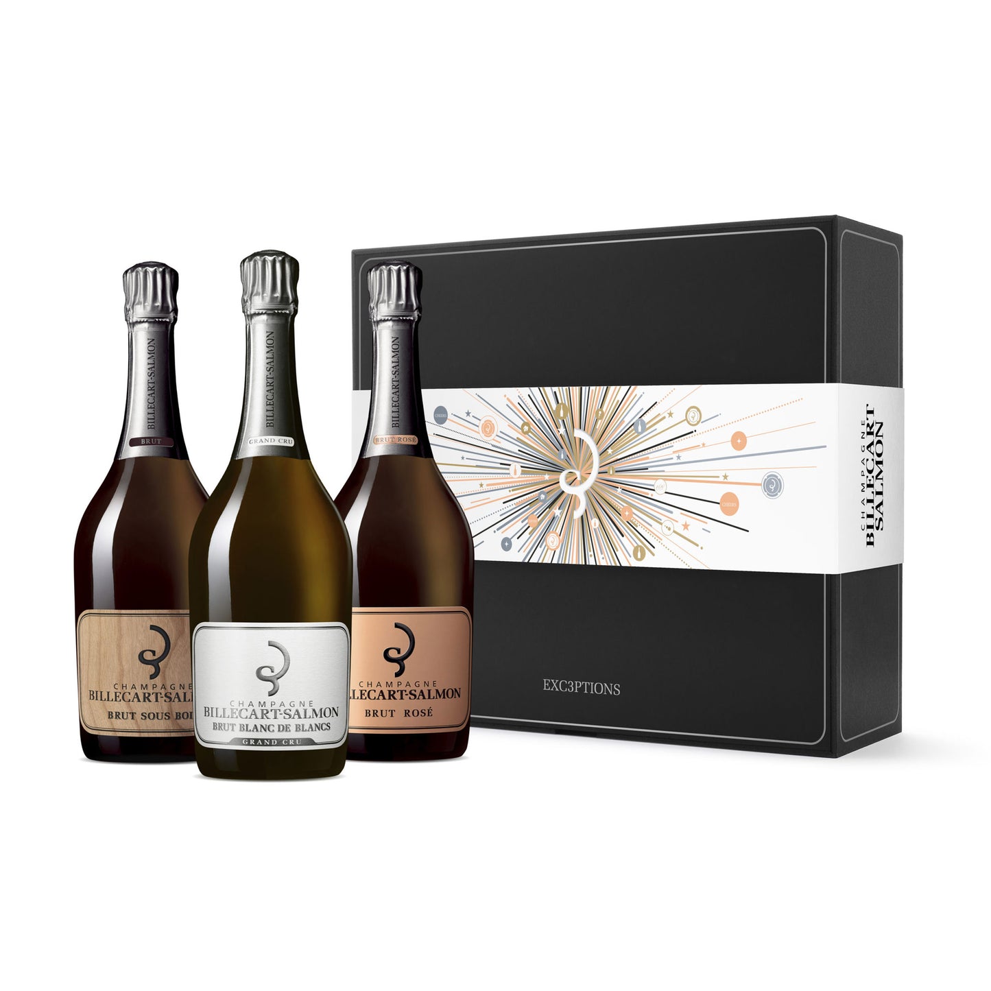 Billecart-Salmon Exceptions Trio Gift Pack