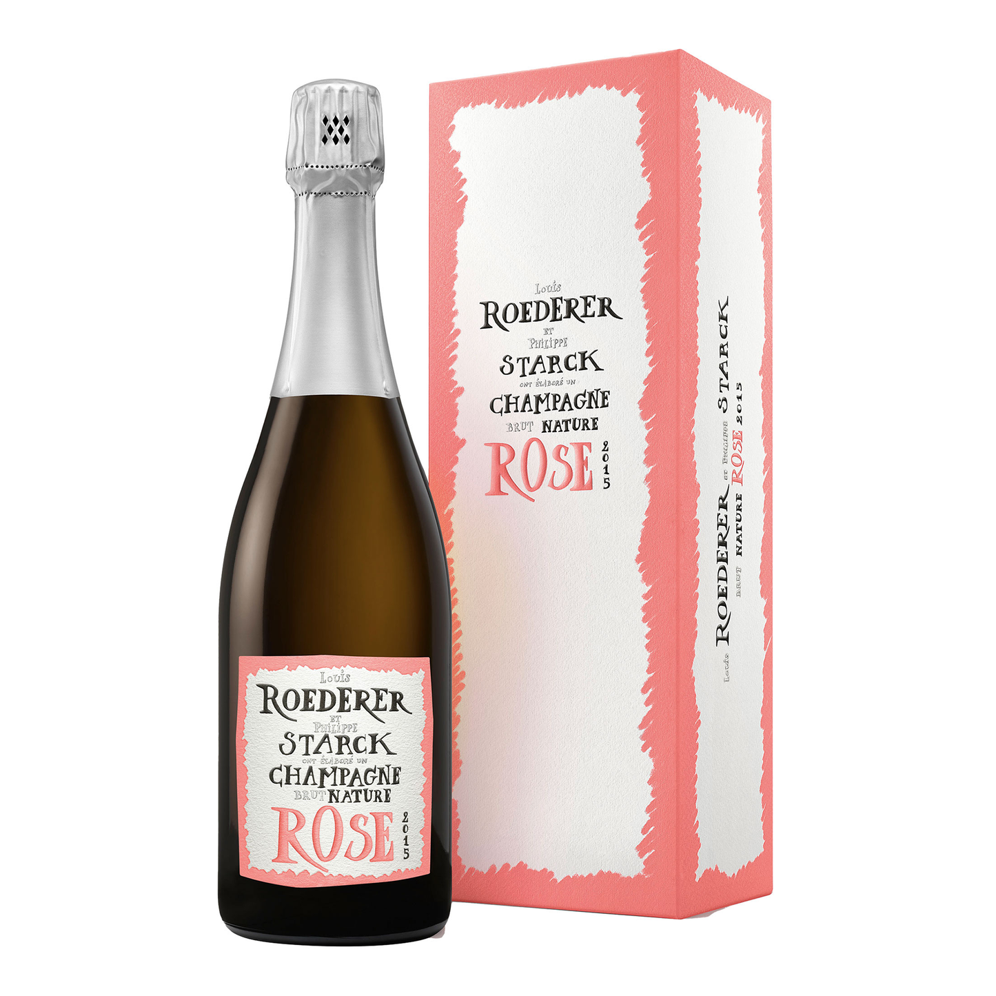 Louis Roederer et Philippe Starck Rose Nature 2015