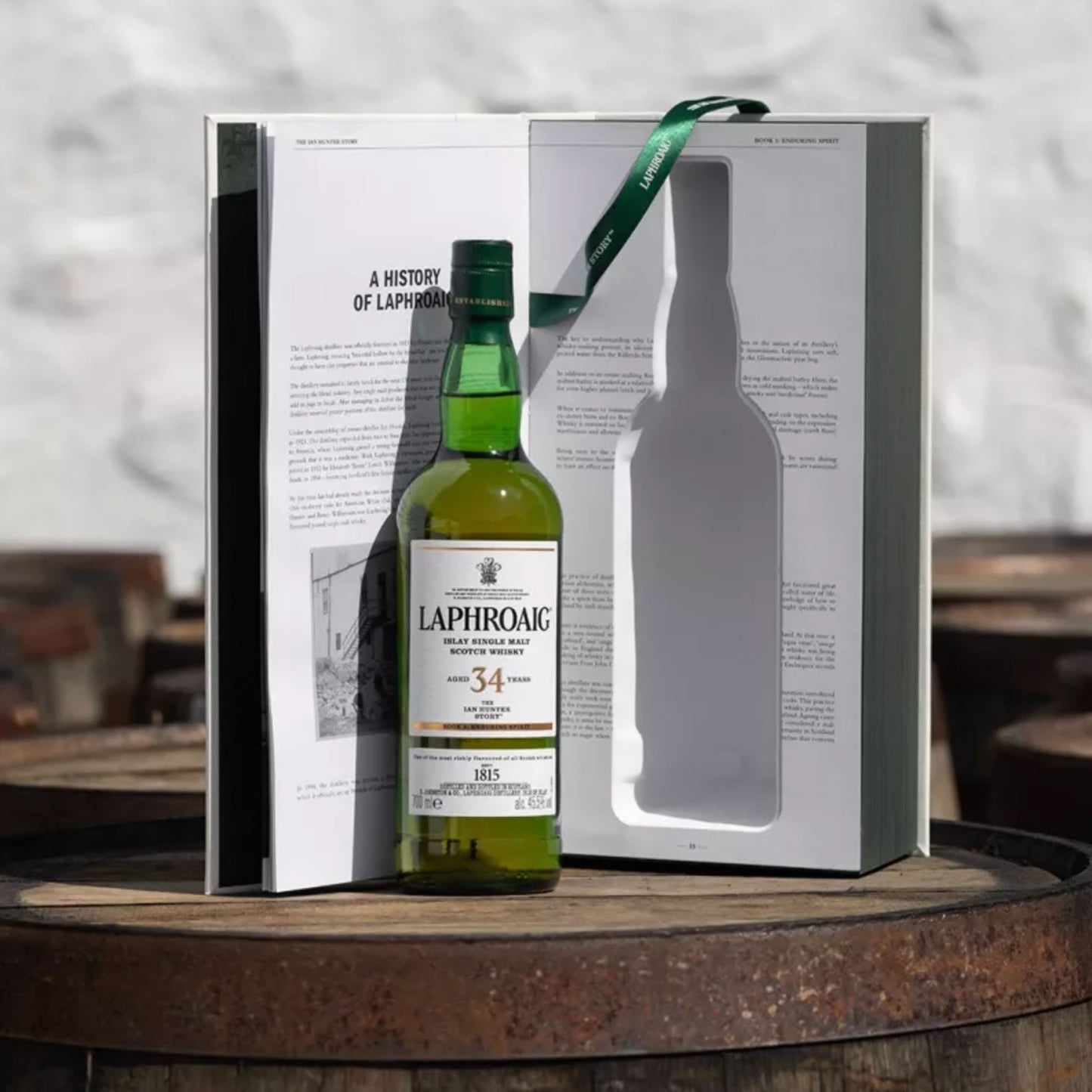 Laphroaig 34 Year Old The Ian Hunter Story Book #5 Single Malt Scotch Whisky 700ml