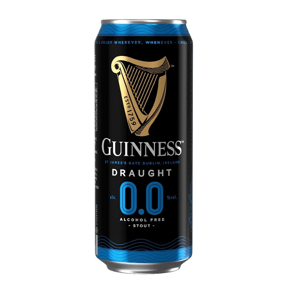 Guinness Draught 0.0% 440ml (4 Pack)