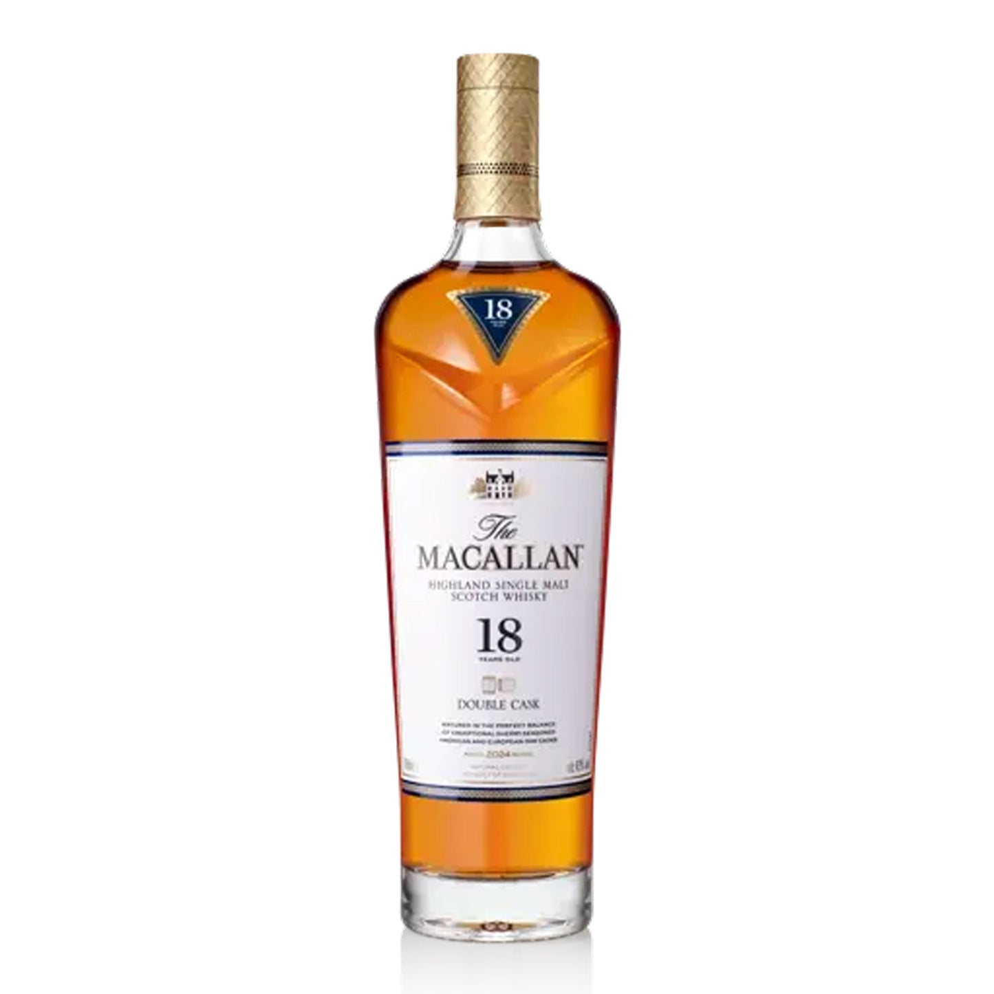 The Macallan Double Cask 18 Year Old Single Malt Scotch Whisky 700ml (2024 Release)