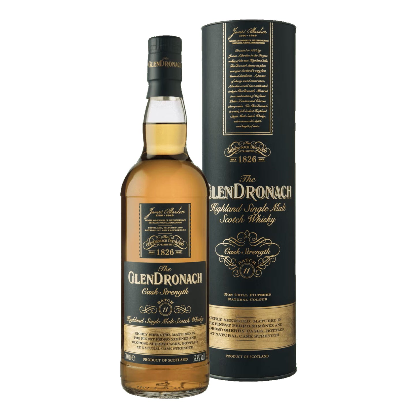 The Glendronach Cask Strength Batch 11 Single Malt Scotch Whisky 700ml