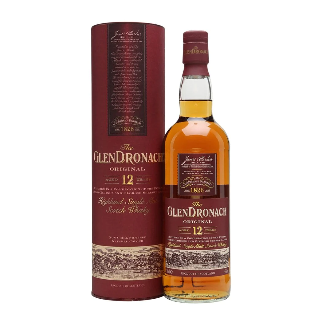 The Glendronach 12 Year Old Single Malt Whisky 700ml