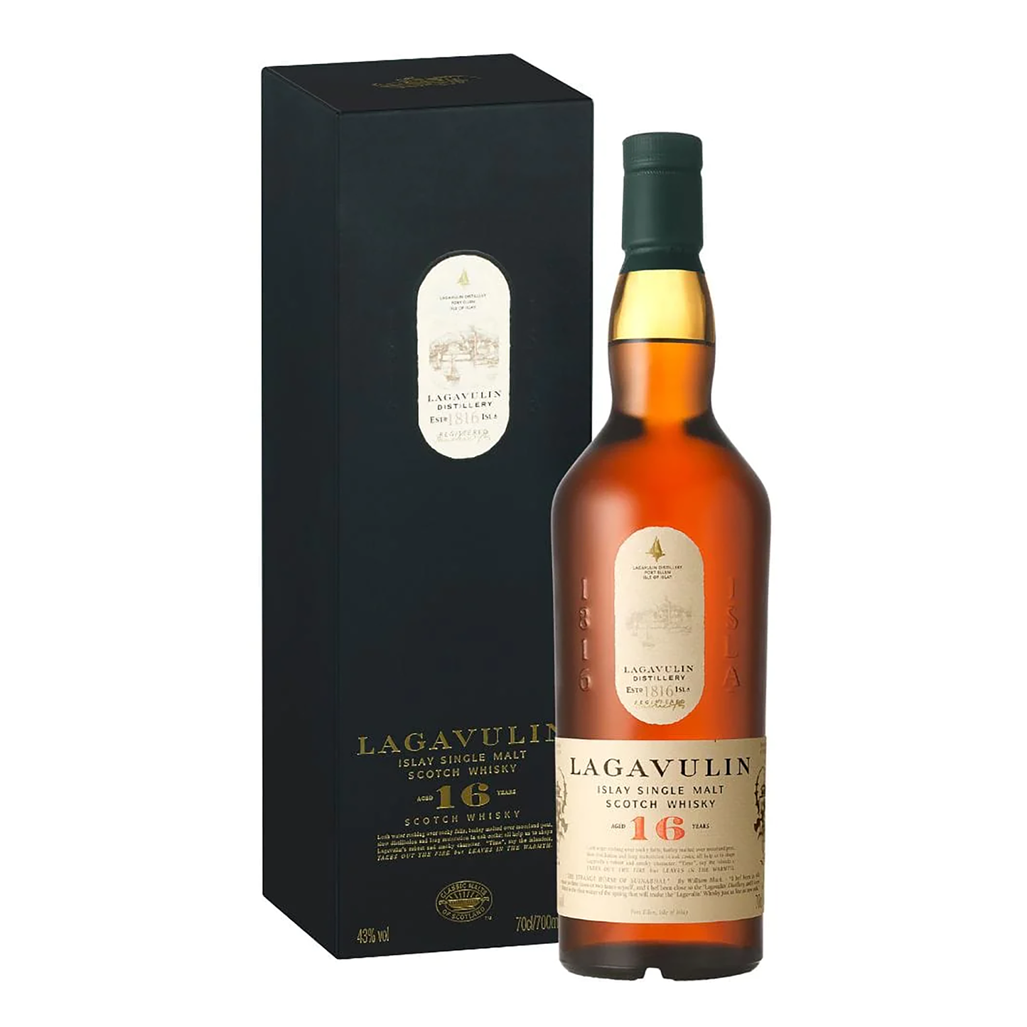 Lagavulin 16 Year Old Islay Single Malt Scotch Whisky 700ml