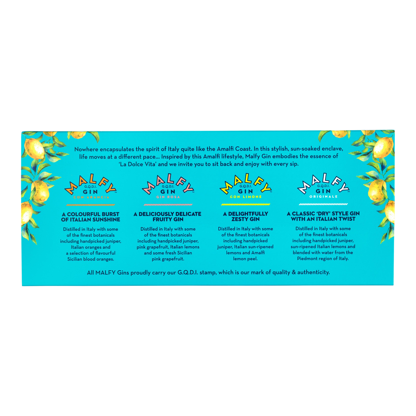 Malfy Gin Miniature Gift Tasting Pack