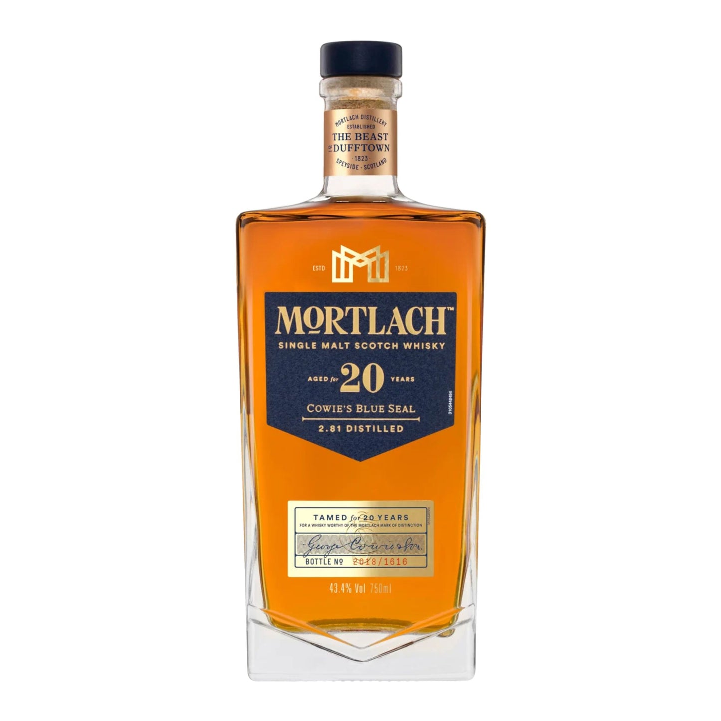 Mortlach Cowie's Blue Seal 20 Year Old Single Malt Scotch Whisky 750ml