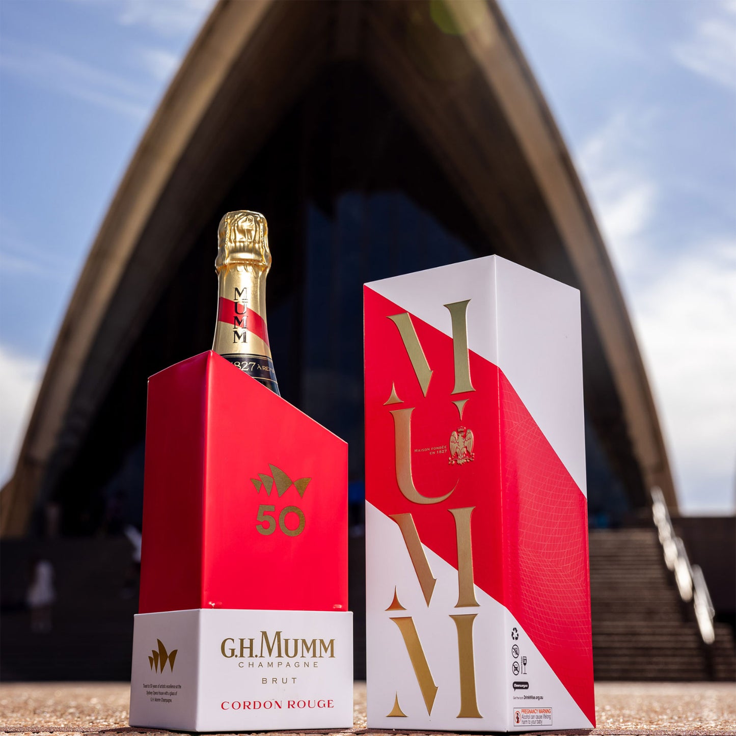 G.H. Mumm Cordon Rouge Brut NV Sydney Opera House 50th Anniversary Limited Edition