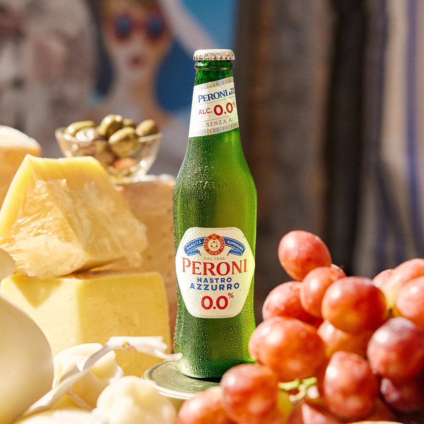 Peroni Nastro Azzuro 0.0% Alcohol Free (Bottle)