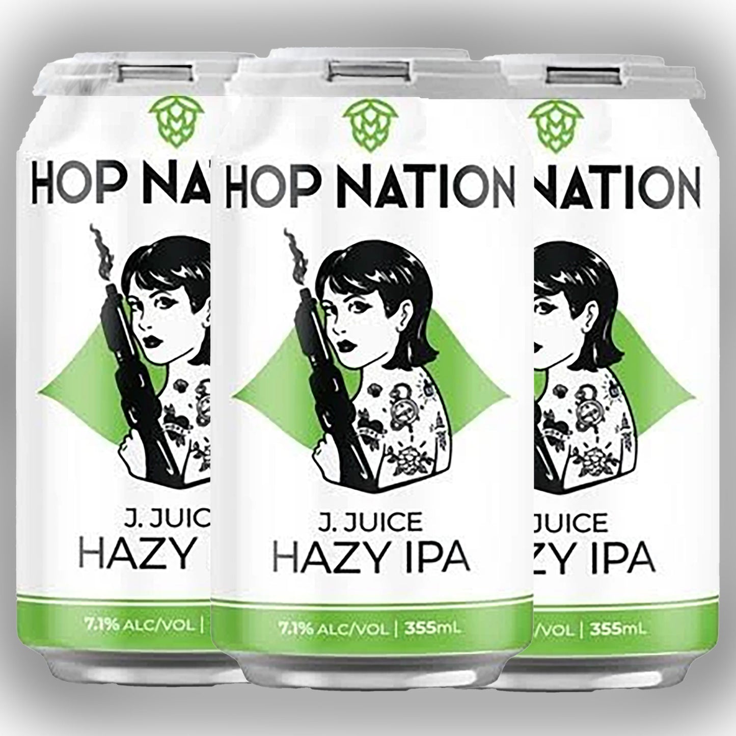 Hop Nation Brewing Co. J Juice Hazy IPA (4 Pack)
