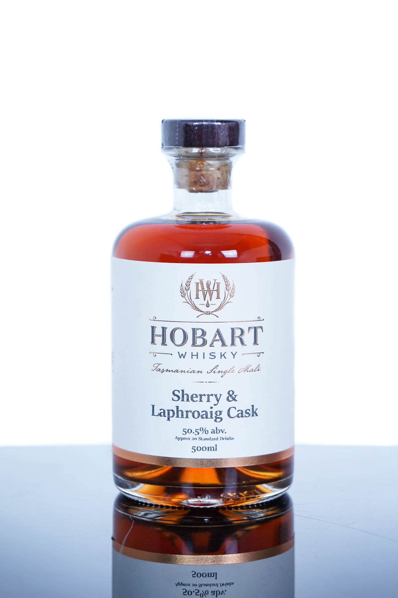Hobart Whisky Ex-Sherry Matured Laphroaig Finished Single Malt Whisky 500ml