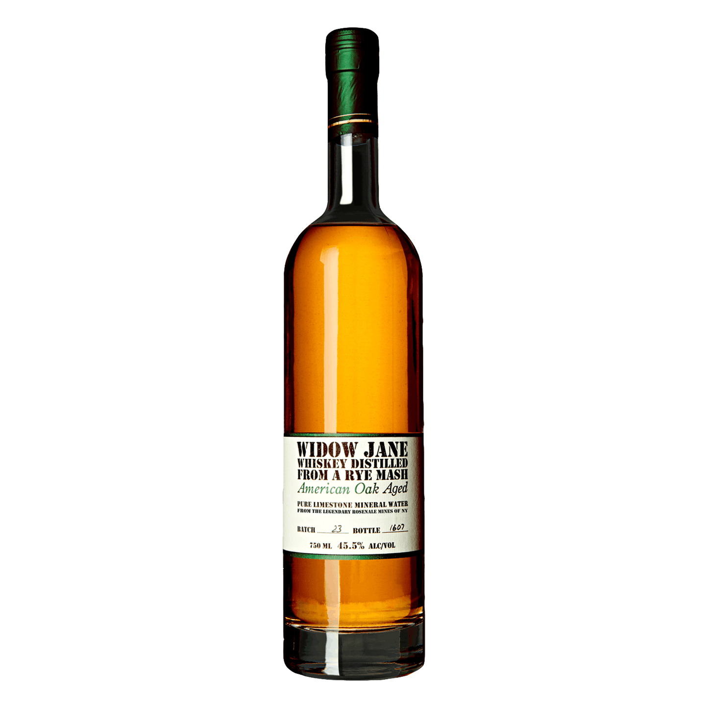 Widow Jane American Oak Aged Rye Whiskey 750ml