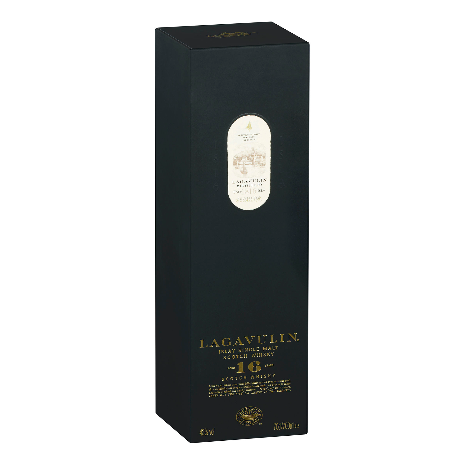 Lagavulin 16 Year Old Islay Single Malt Scotch Whisky 700ml - CBD Cellars