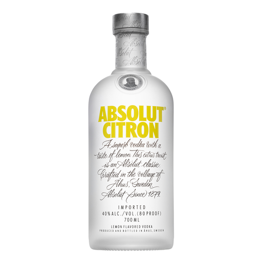 Absolut Citron Vodka 700ml