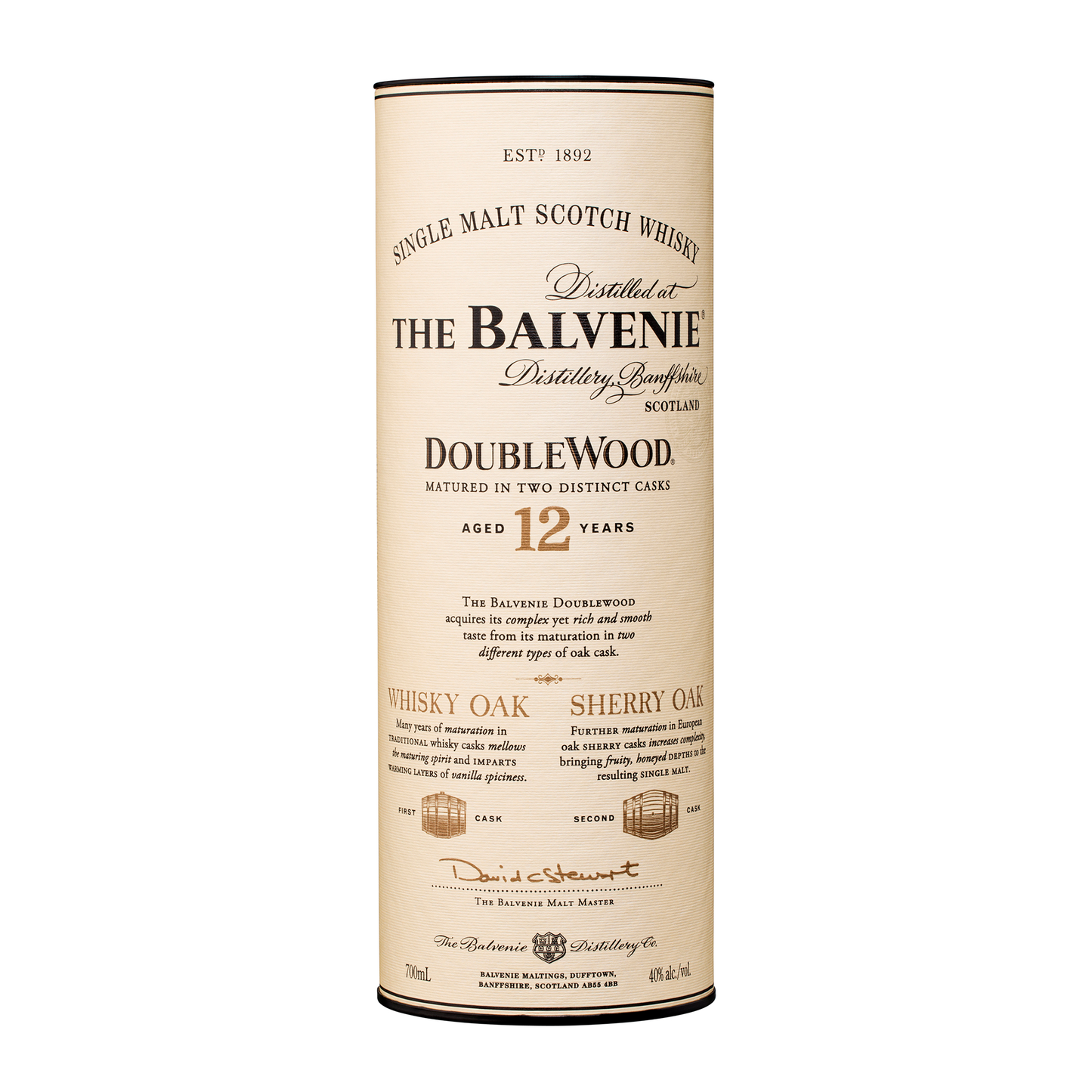 Balvenie Doublewood 12 Year Old Single Malt Scotch Whisky 700ml - CBD Cellars
