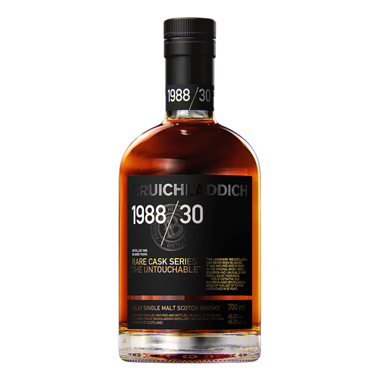 Bruichladdich Rare Cask Series The Untouchable 1988 30 Year Old Unpeated Single Malt Scotch Whisky 700ml - CBD Cellars
