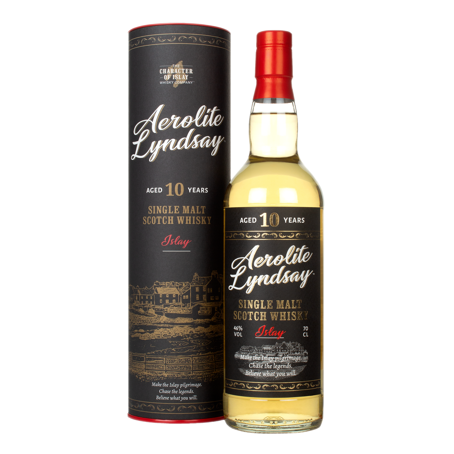 Character of Islay Whisky Company Aerolite Lyndsay 10 Year Old Islay Single Malt Scotch Whisky 700mL - CBD Cellars