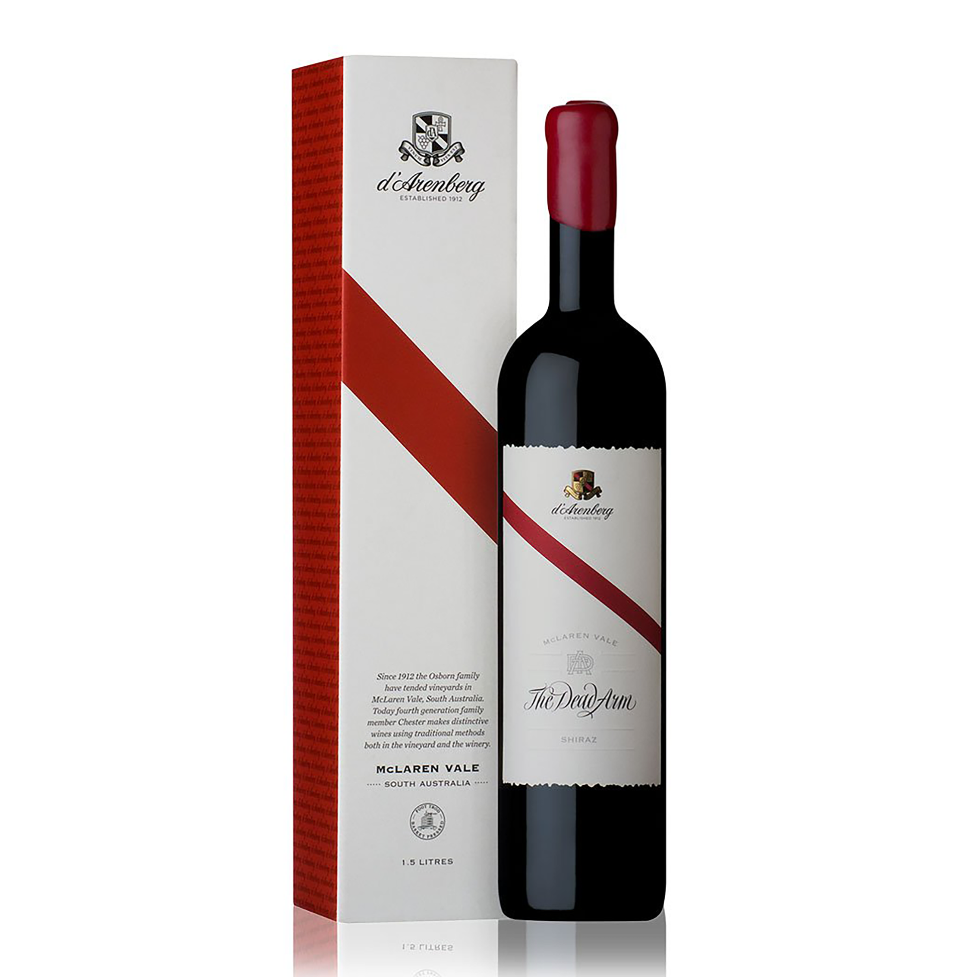 d'Arenberg The Dead Arm Shiraz 2018 (Gift Boxed) - CBD Cellars