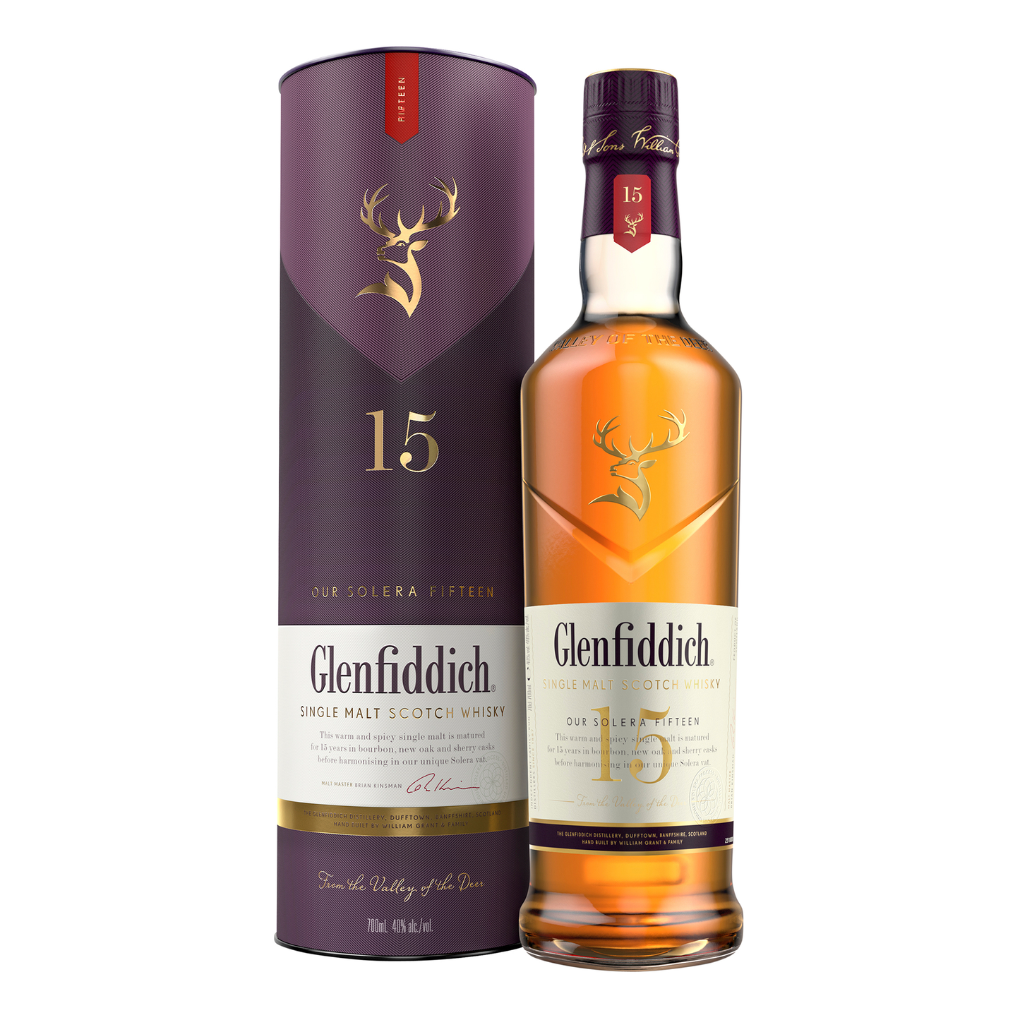 Glenfiddich 15 Year Old Single Malt Scotch Whisky 700mL - CBD Cellars