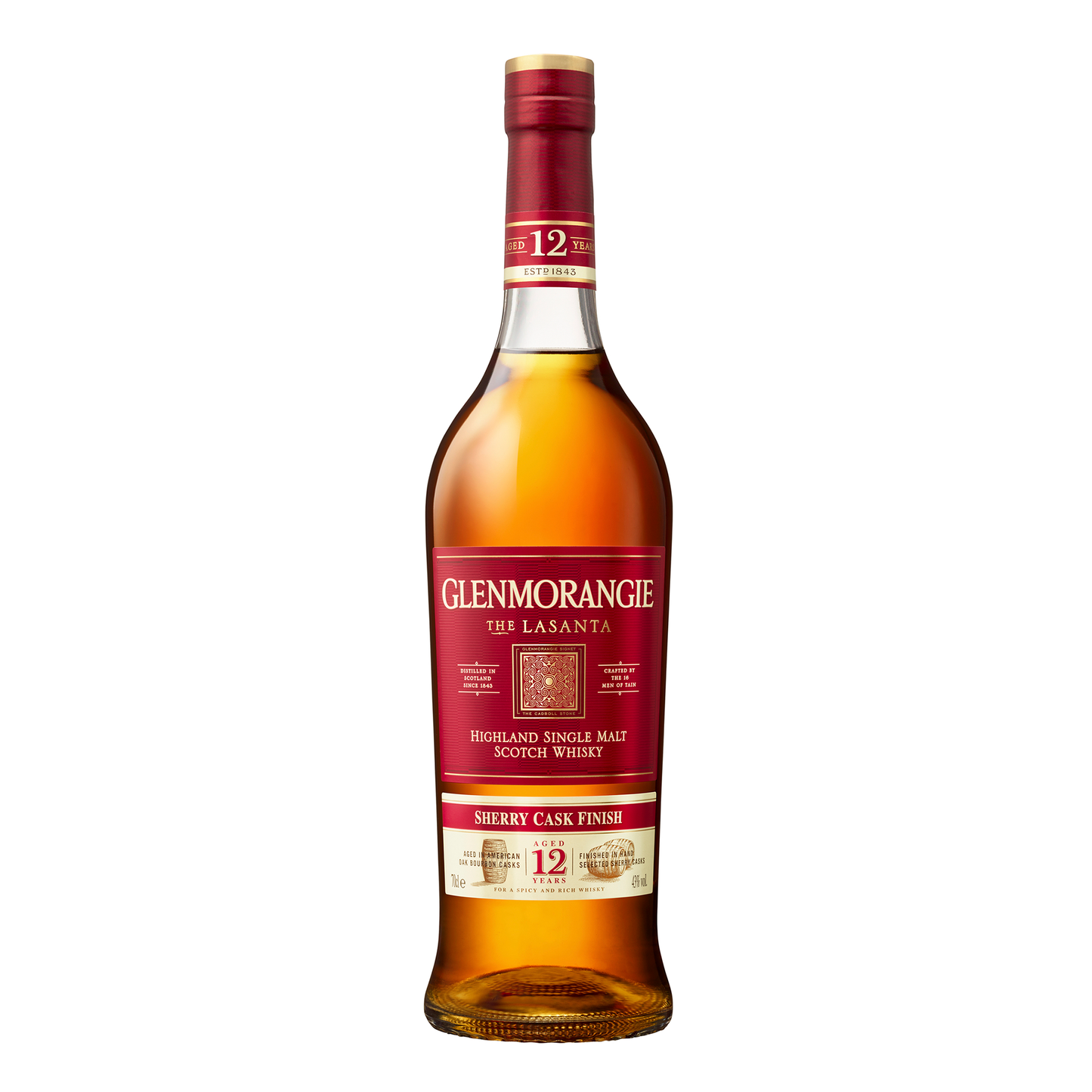 Glenmorangie The Lasanta 12 Year Old Single Malt Scotch Whisky 700ml - CBD Cellars