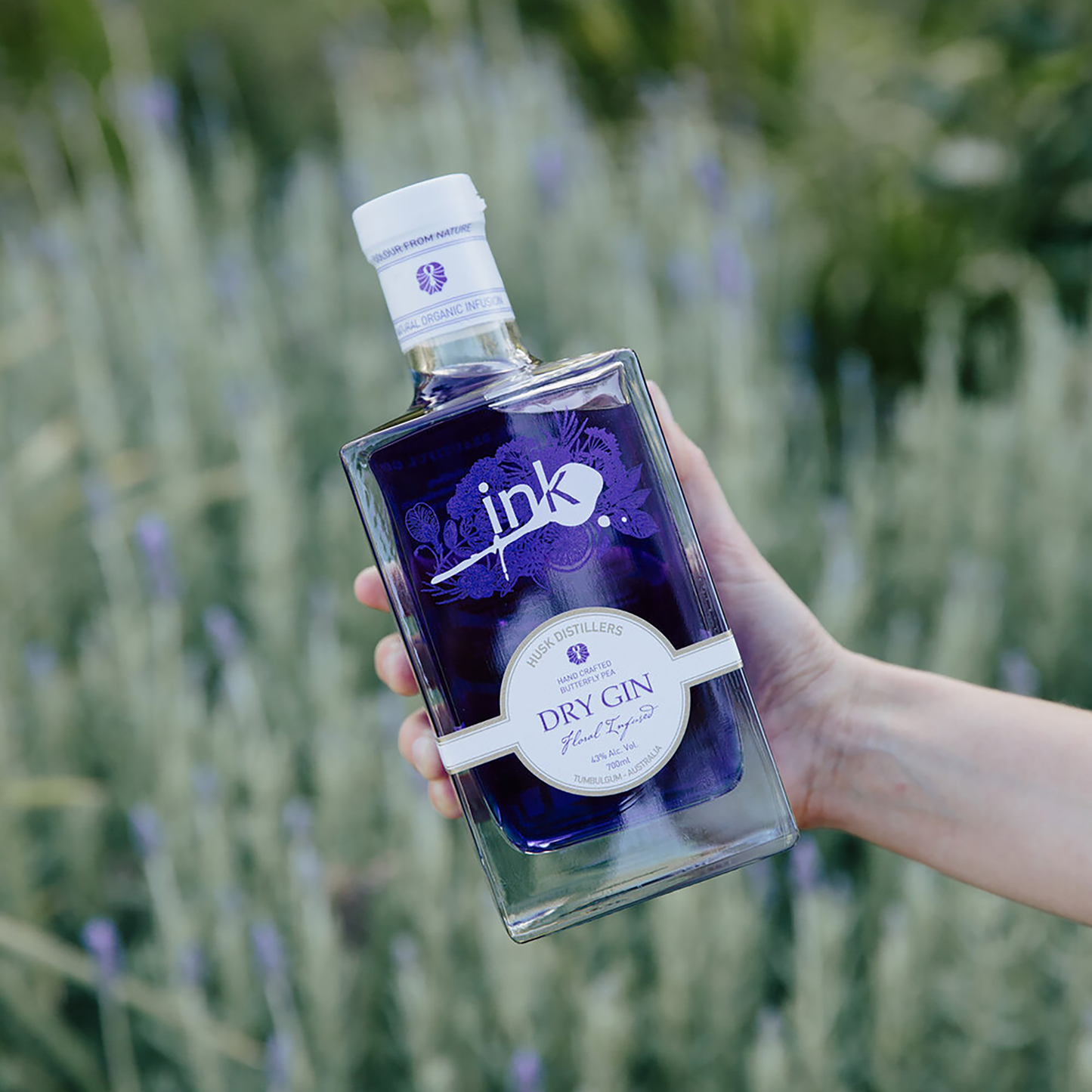 Husk Distillers Ink Gin 700ml - CBD Cellars