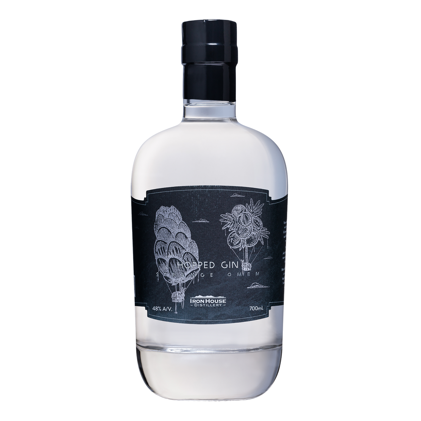 Iron House Distillery Strange Omen Hopped Gin 700mL - CBD Cellars