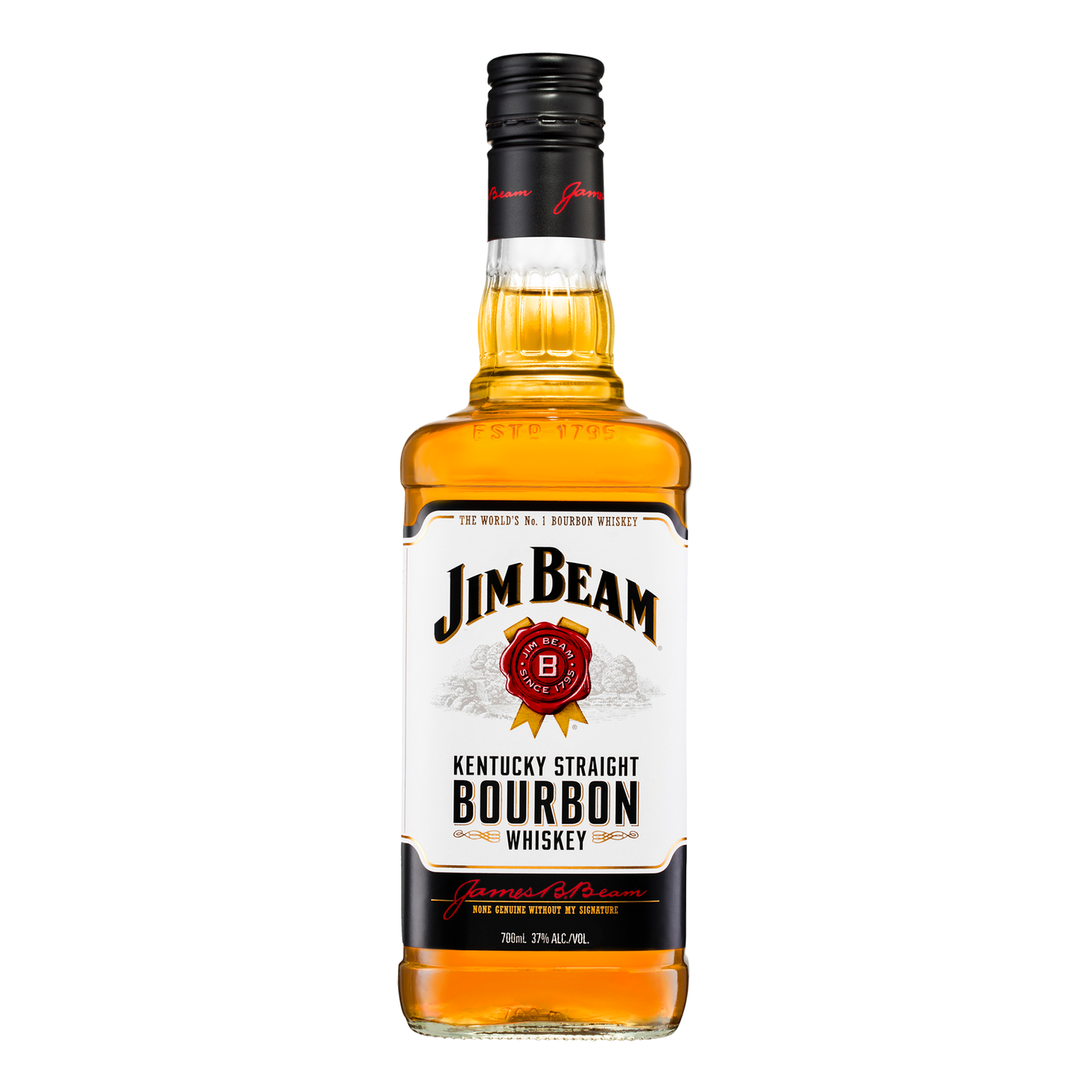 Jim Beam White Label Bourbon Whiskey 700ml