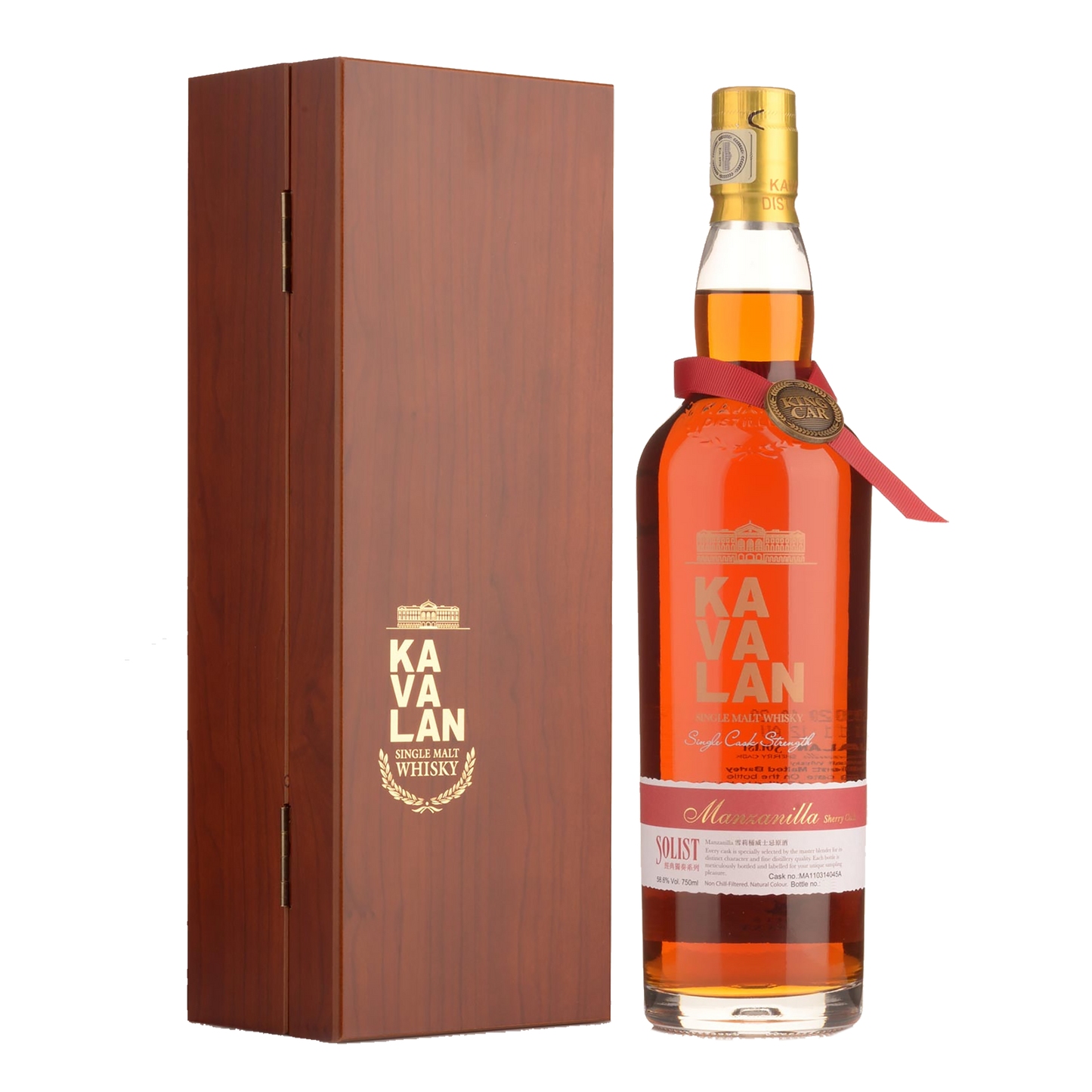 Kavalan Solist Manzanilla Sherry Cask Strength Single Malt Taiwanese Whisky 750ml