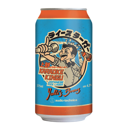 Yulli's Brews Karaoke Kingu Japanese Rice Lager (Case)
