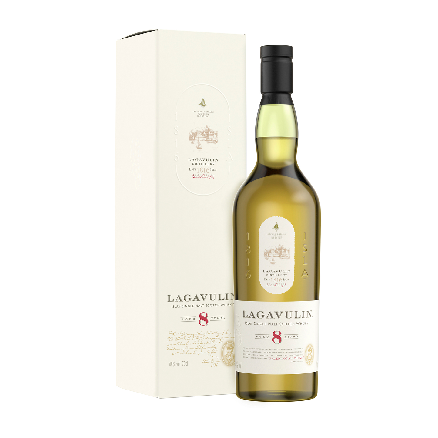 Lagavulin 8 Year Old Single Malt Scotch Whisky 700ml - CBD Cellars