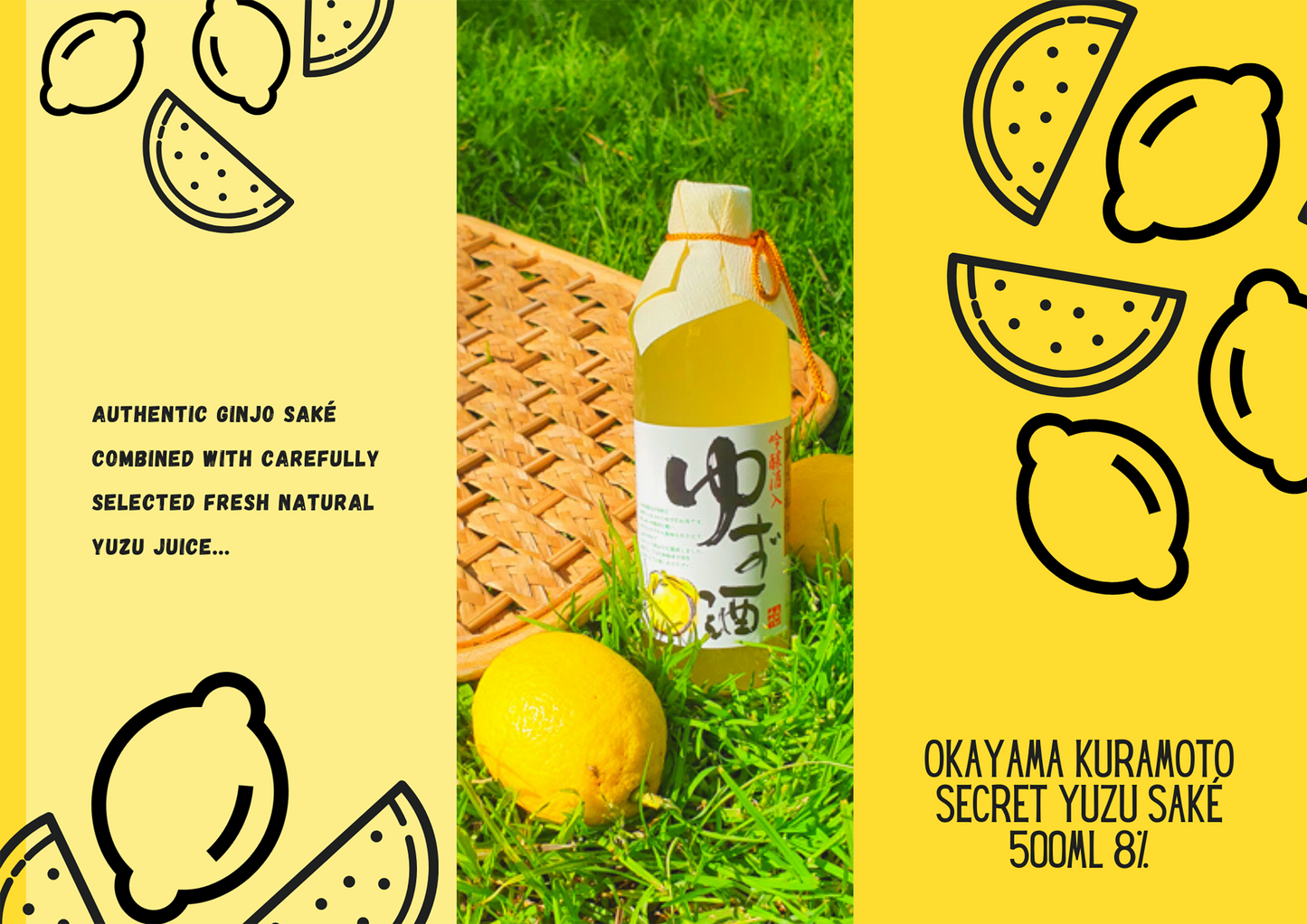 Okayama Kuramoto Secret Yuzu Sake 500ml
