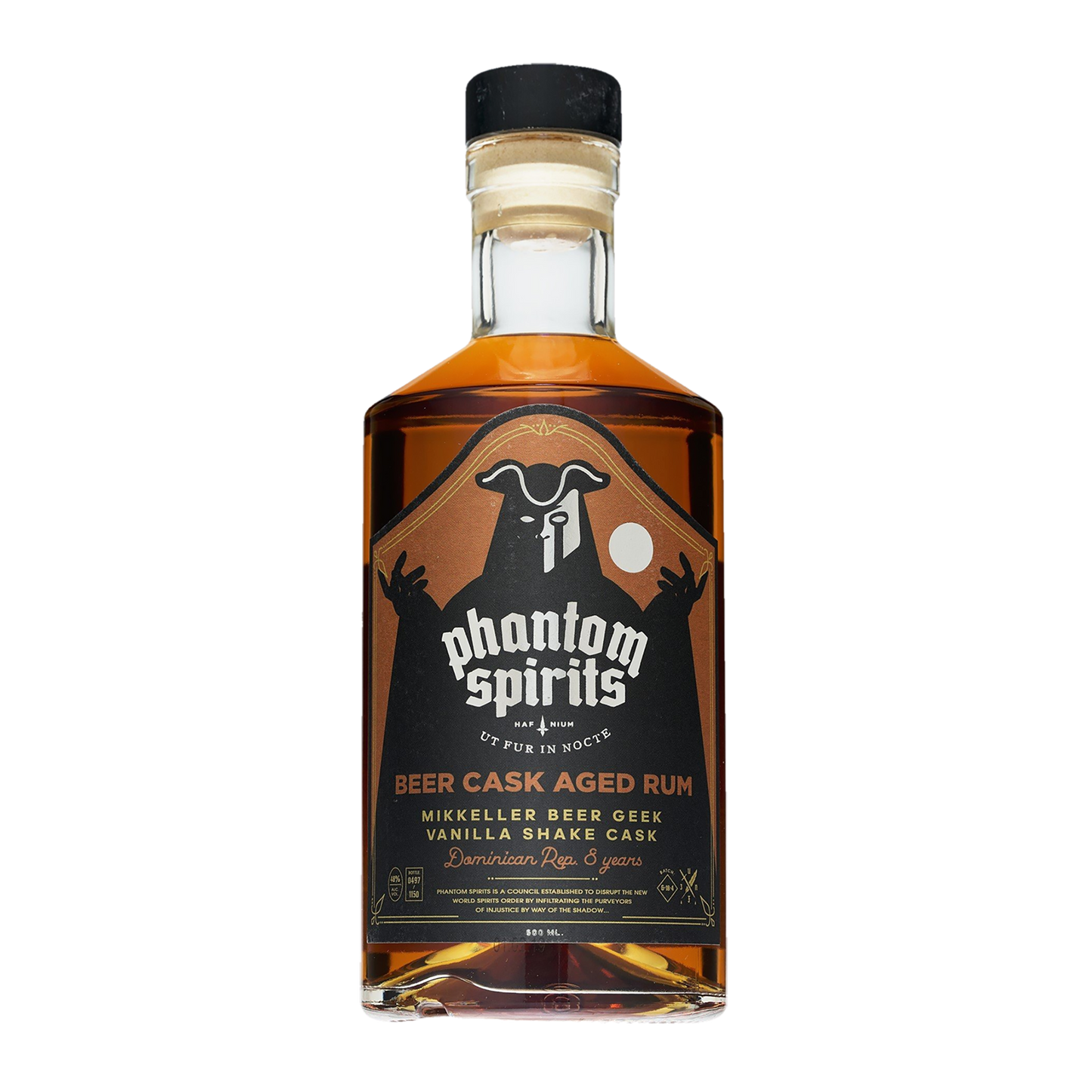 Phantom Spirits x Mikkeller Beer Geek Vanilla Shake Beer Cask Aged Rum 500ml - CBD Cellars