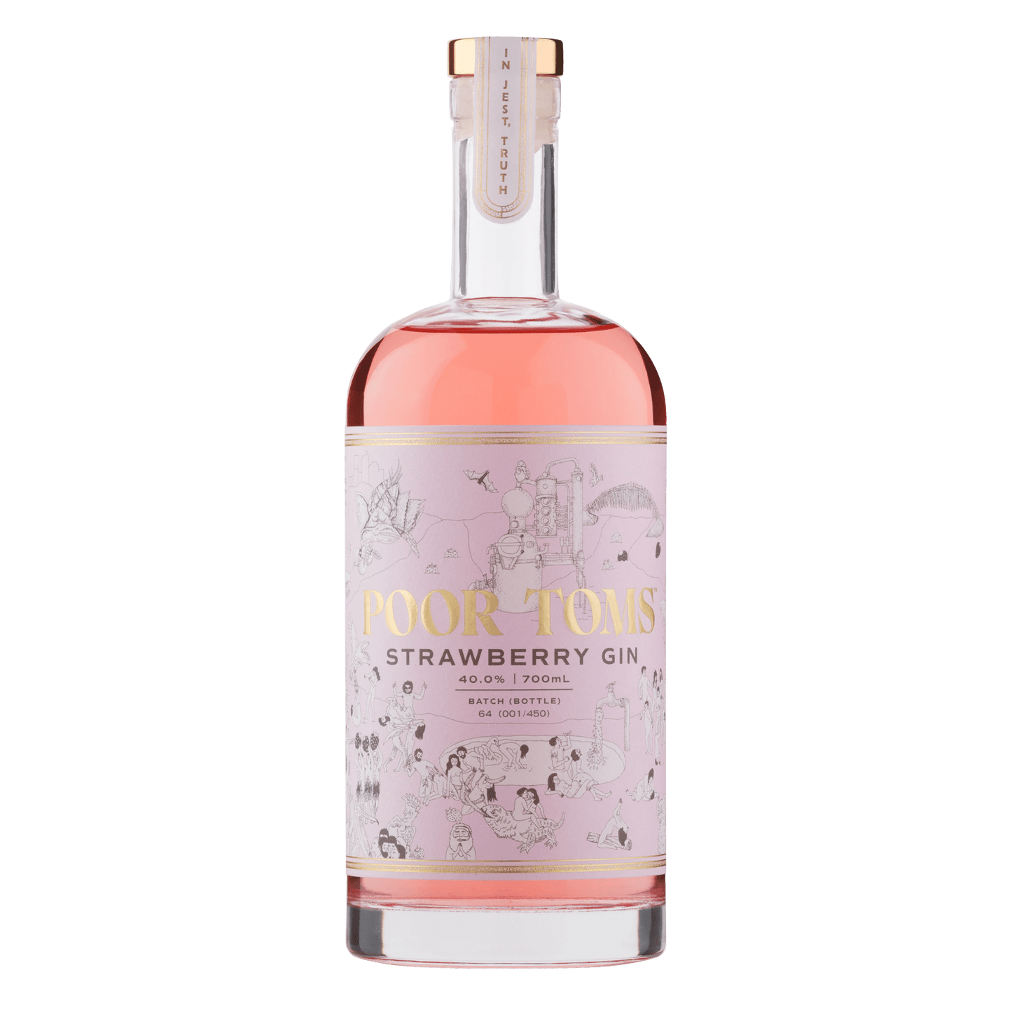 Poor Toms Strawberry Gin 700ml