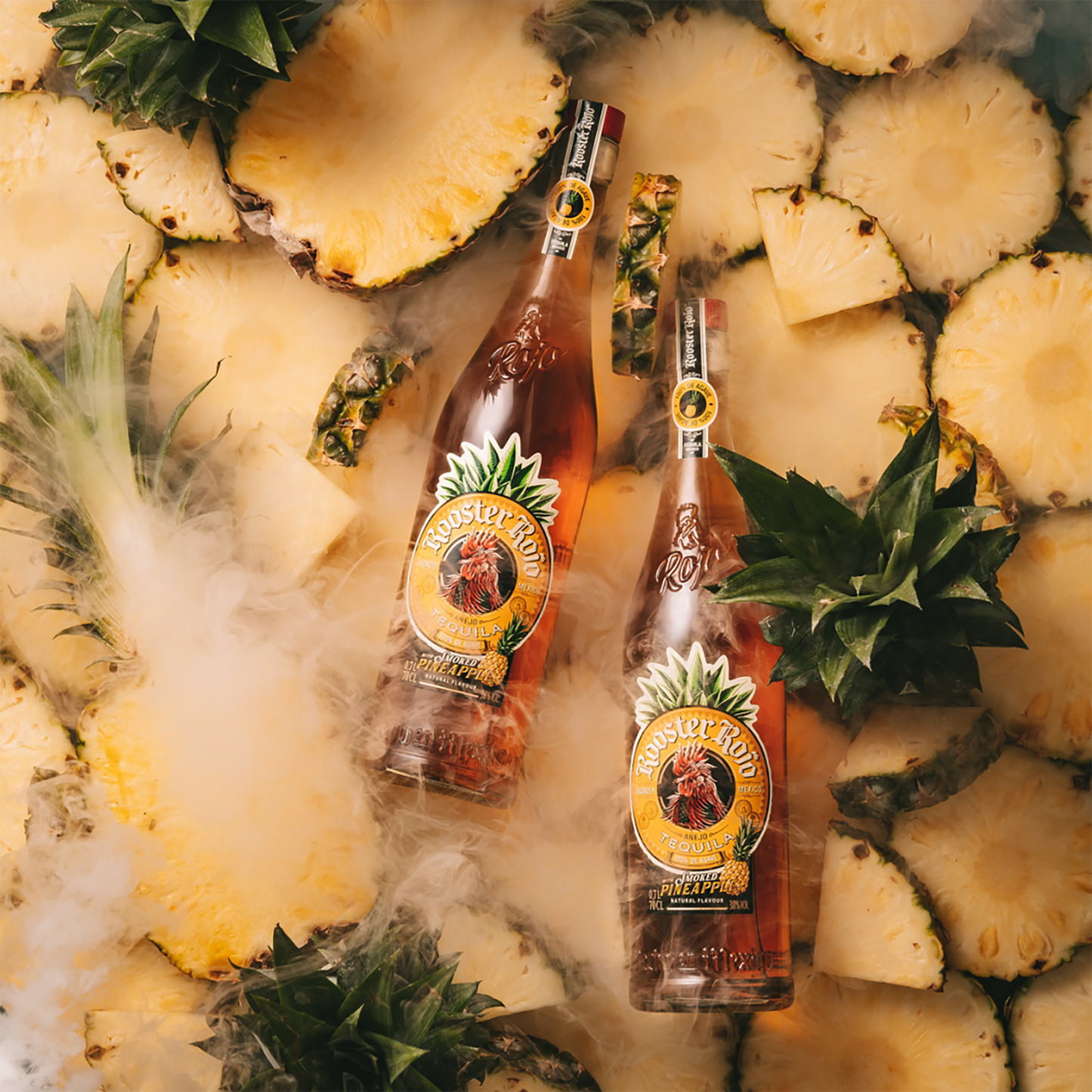 Rooster Rojo Añejo Smoked Pineapple Tequila 700ml