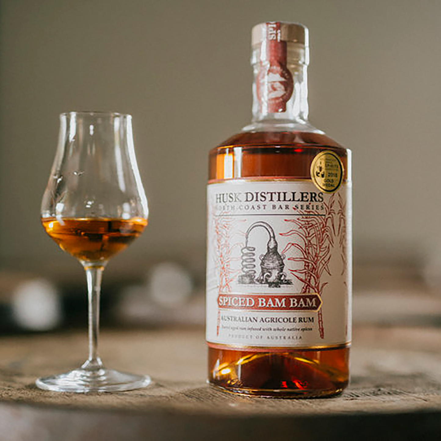 Husk Distillers Spiced Bam Bam Rum 700ml