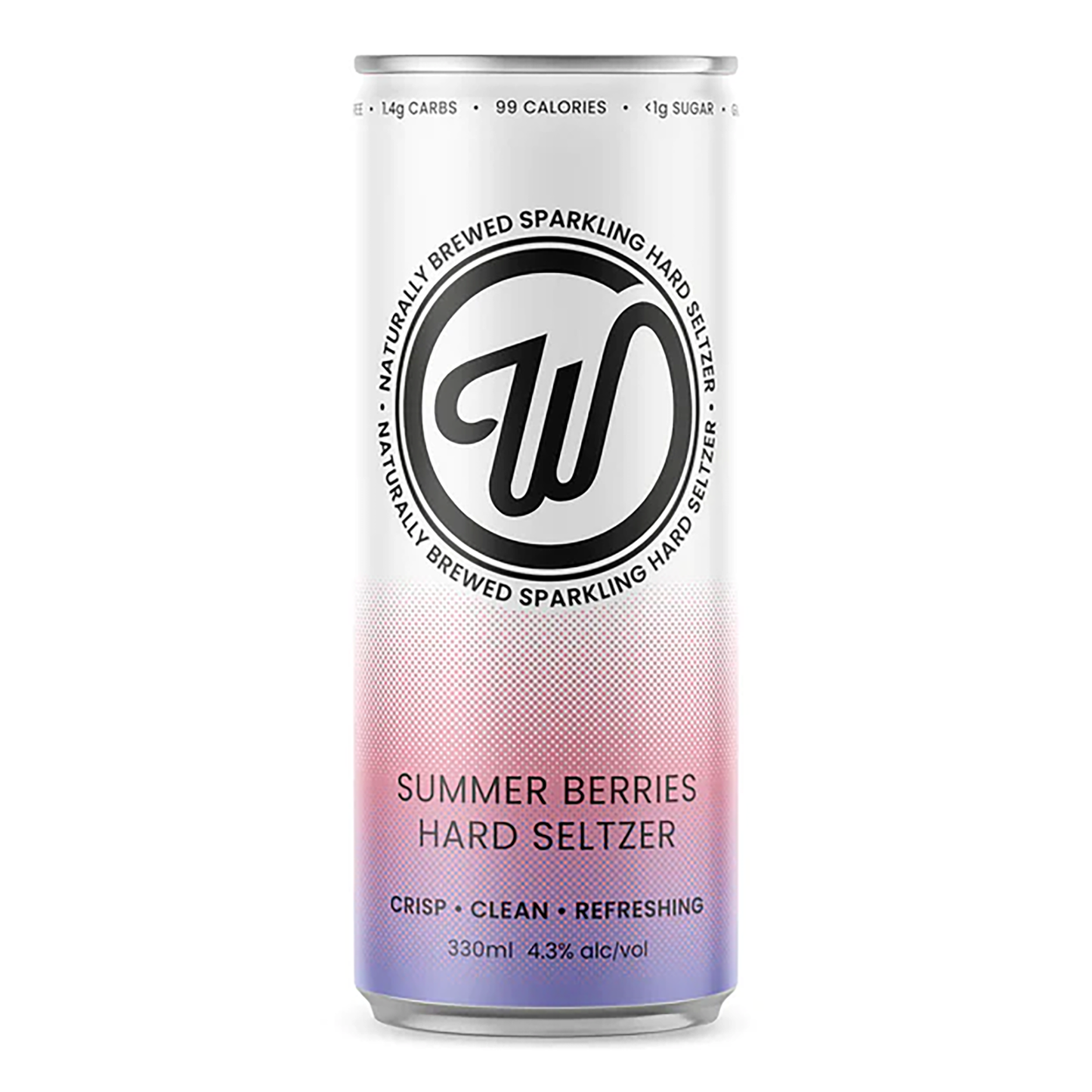 Wayward Brewing W Seltzer Summer Berries (Case)