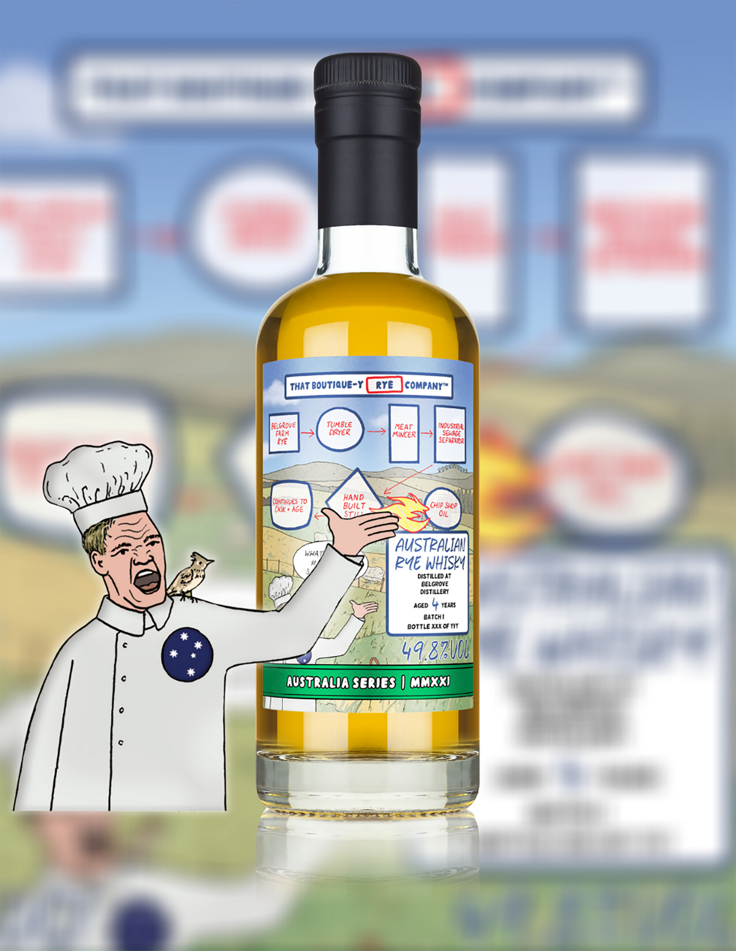 That Boutique-y Whisky Company Belgrove Distillery 4 Year Old Rye Whisky 500ml - CBD Cellars