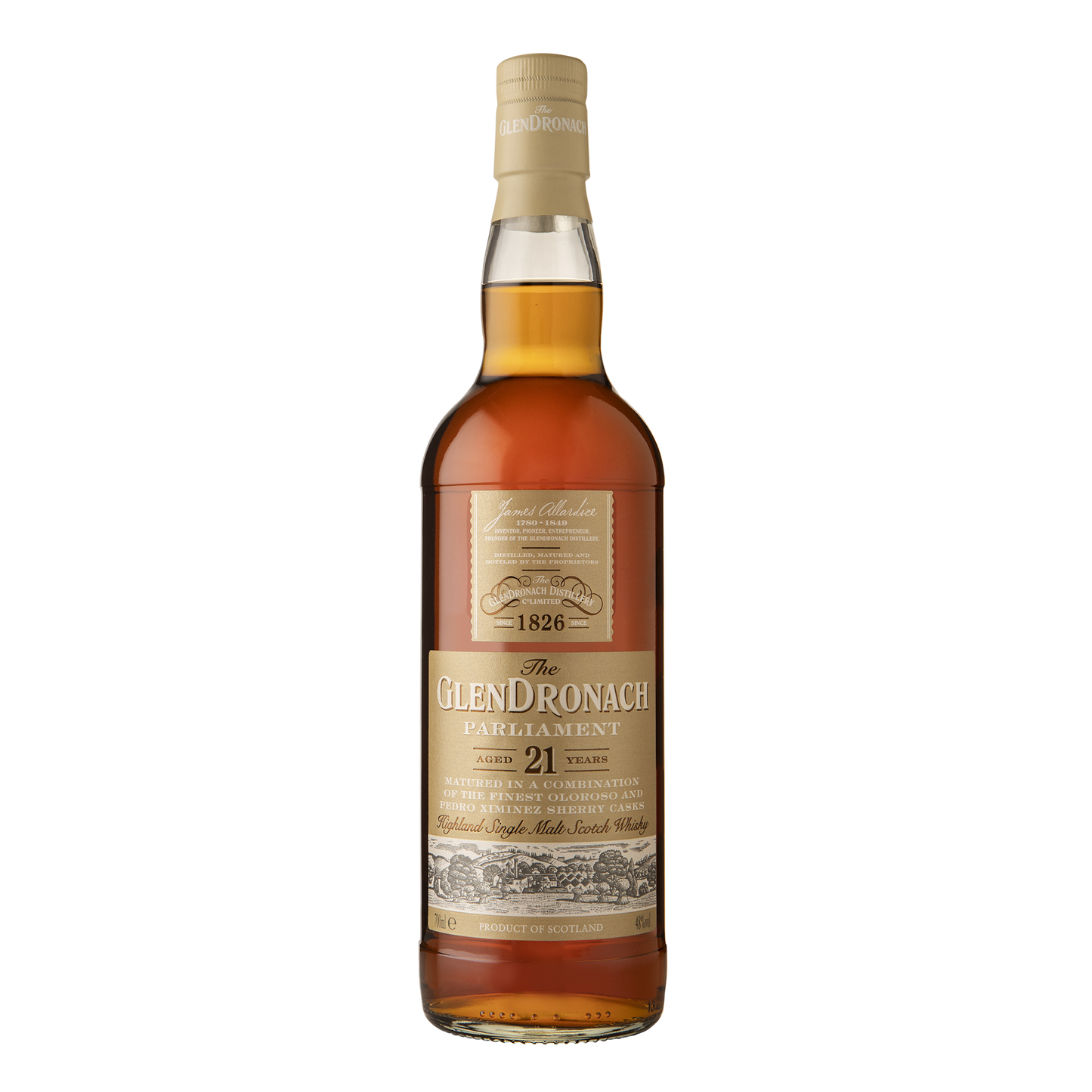 The Glendronach Parliament 21 Year Old Single Malt Scotch Whisky 700ml