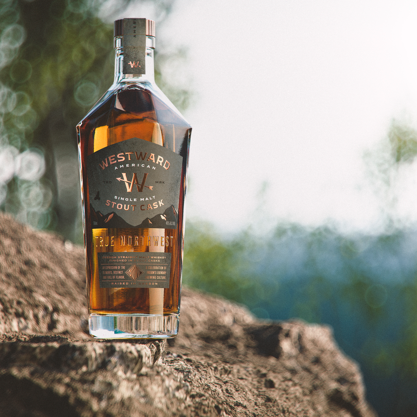 Westward Stout Cask American Single Malt Whiskey 700mL - CBD Cellars