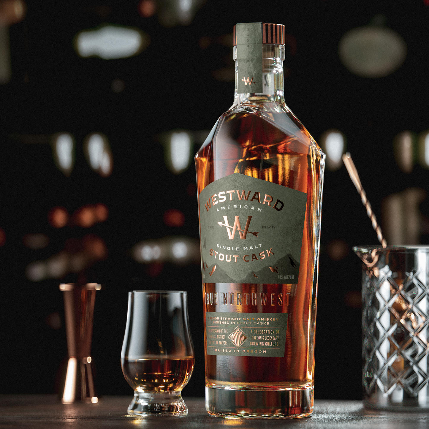 Westward Stout Cask American Single Malt Whiskey 700mL- CBD Cellars