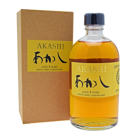 White Oak Akashi 4 Year Old White Wine Cask Single Malt Japanese Whisky 500ml - CBD Cellars