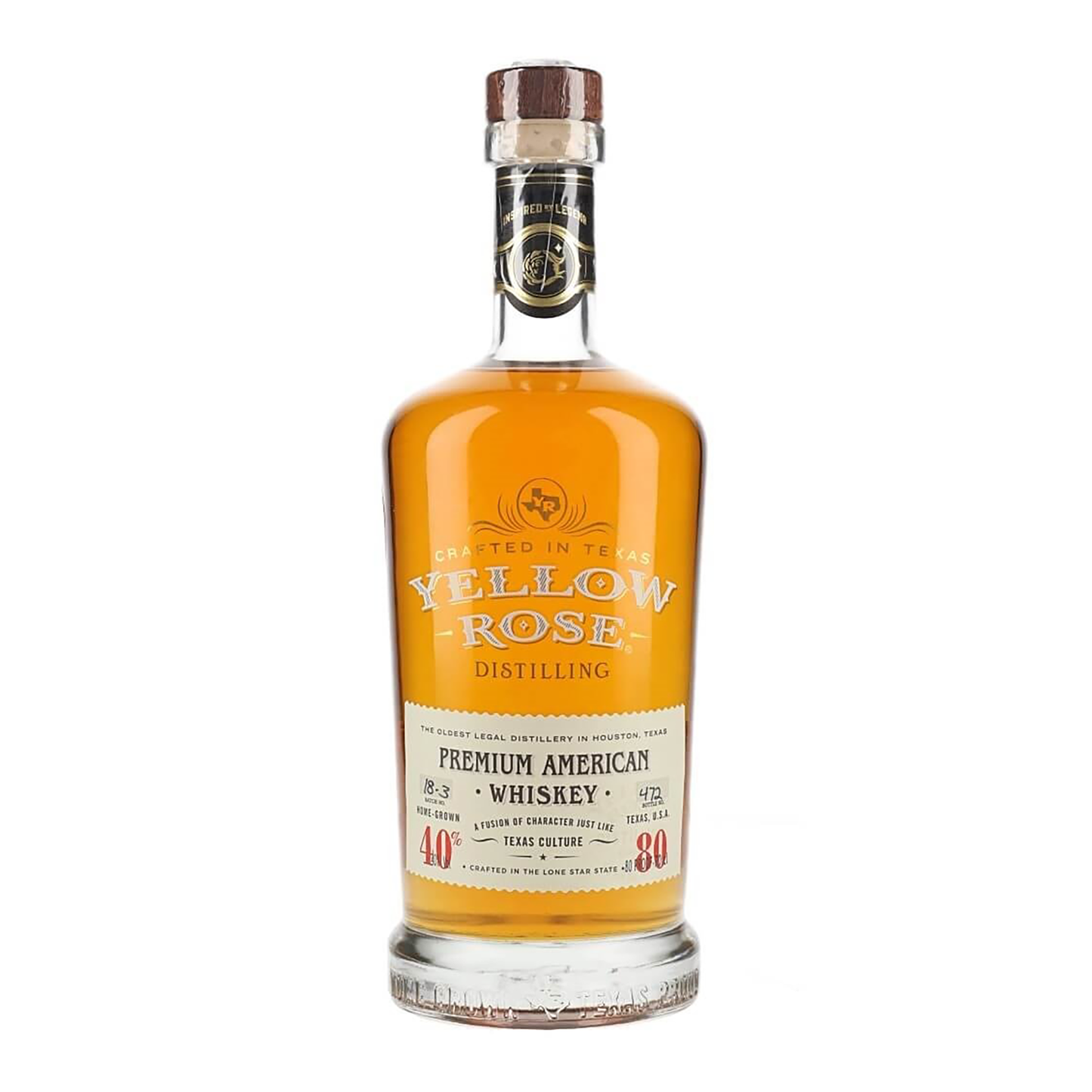 Yellow Rose Premium American Whisky 700ml - CBD Cellars