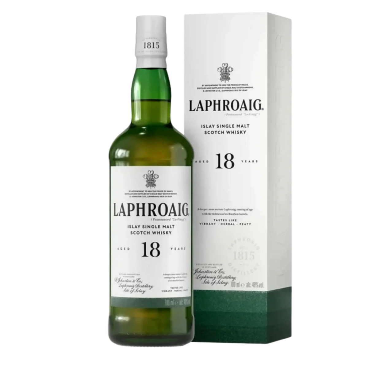 Laphroaig 18 Year Old Single Malt Scotch Whisky 700ml