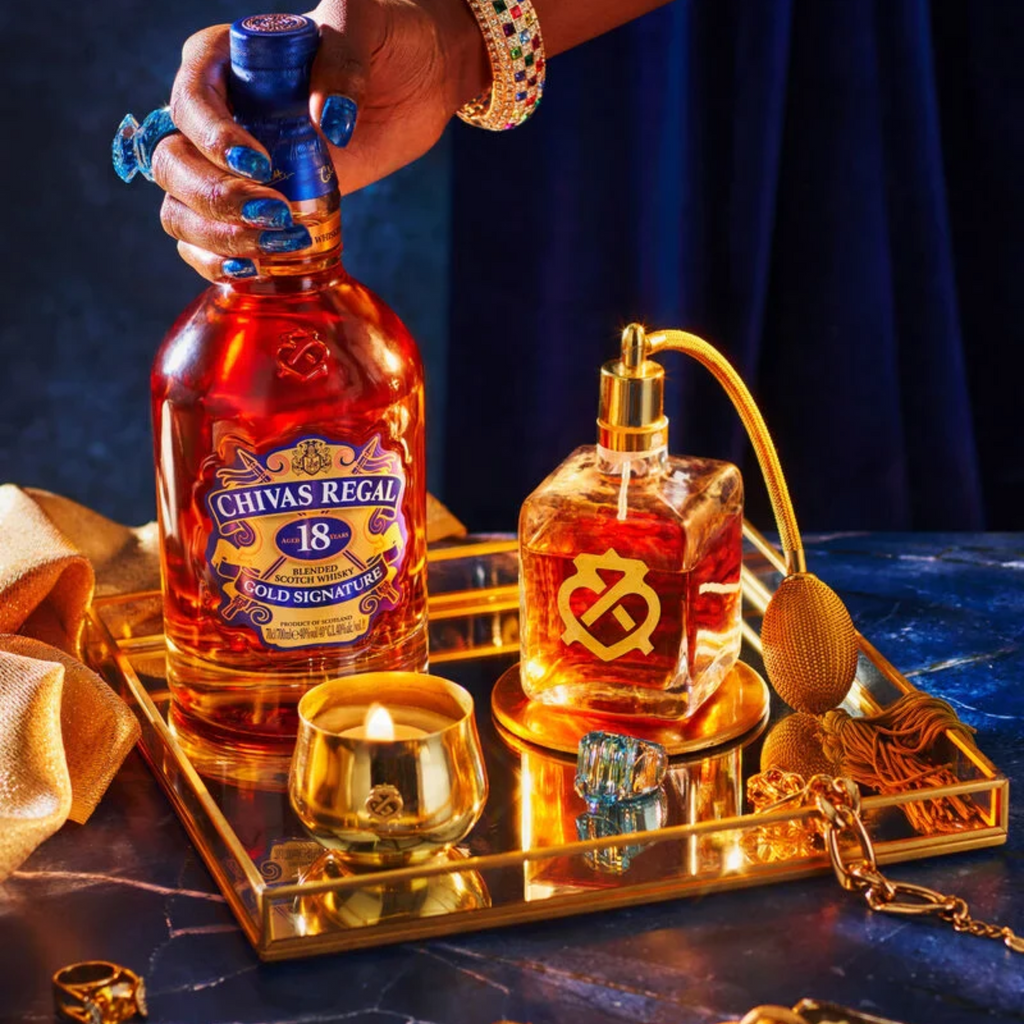 Chivas Regal 18 Year Old Blended Scotch Whisky Decanter & 2 Glasses Gift Pack 700ml