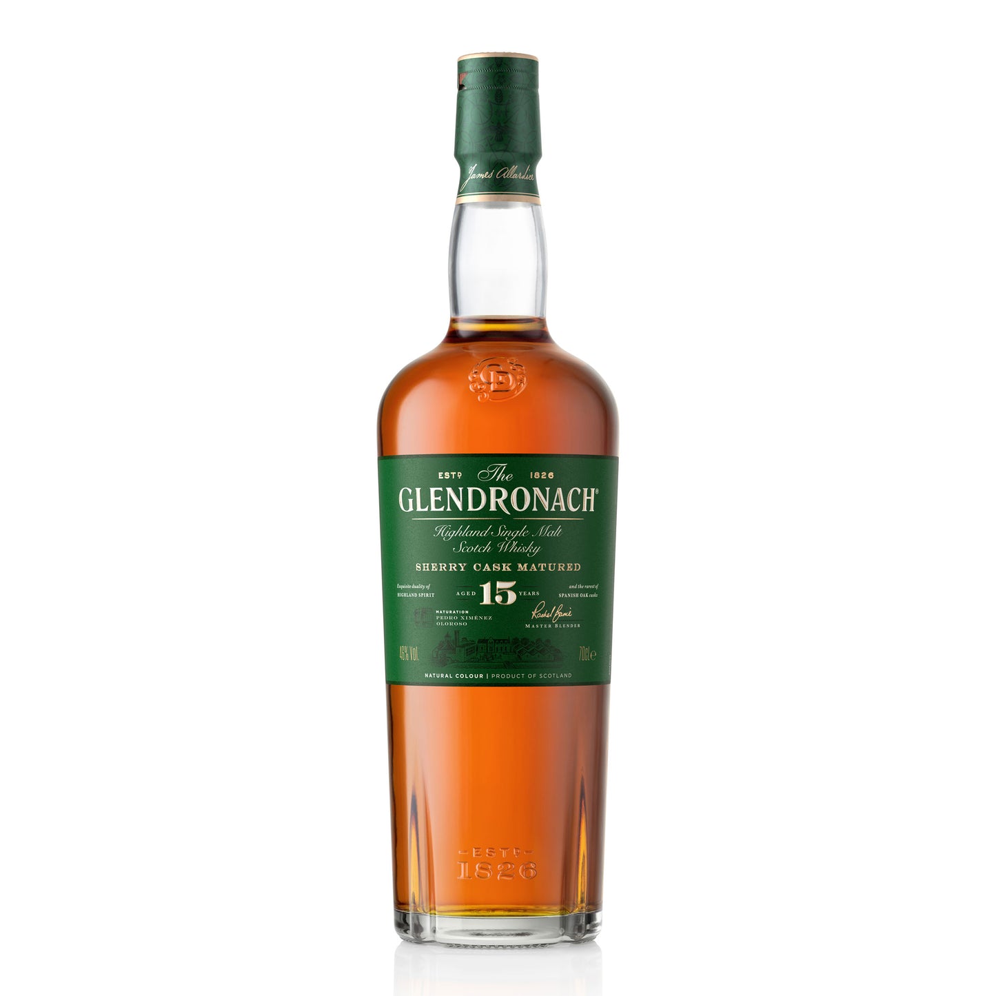 The Glendronach 15 Year Old Single Malt Whisky 700ml (New Release)