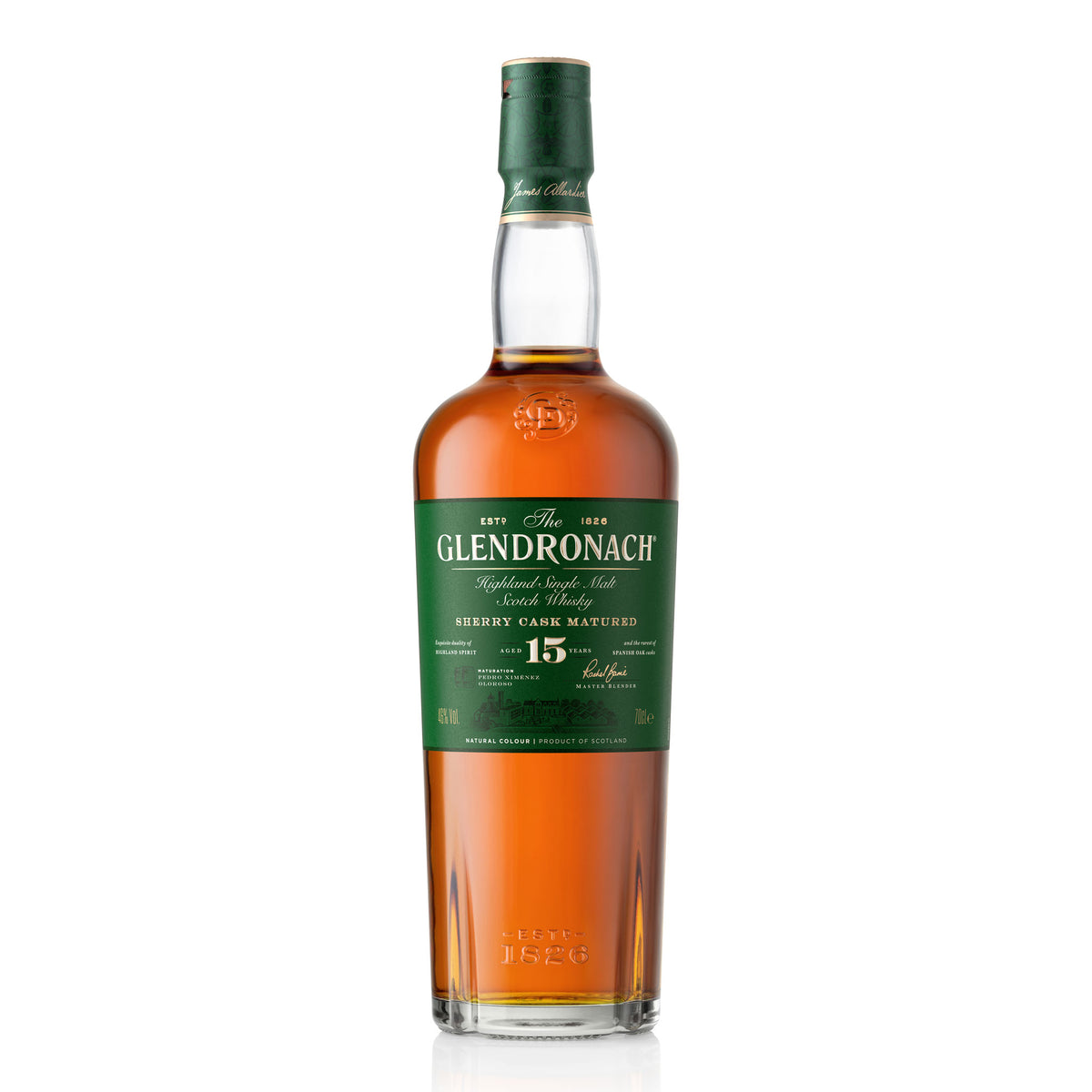 The Glendronach 15 Year Old Single Malt Whisky 700ml (New Release)