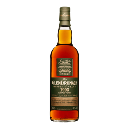 The Glendronach 1993 Master Vintage 25 Year Old Single Malt Scotch Whisky 700ml