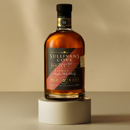 Sullivans Cove Old & Rare American Oak Second Fill Single Cask 16 Year Old Single Malt Whisky 700ml (TD0090)