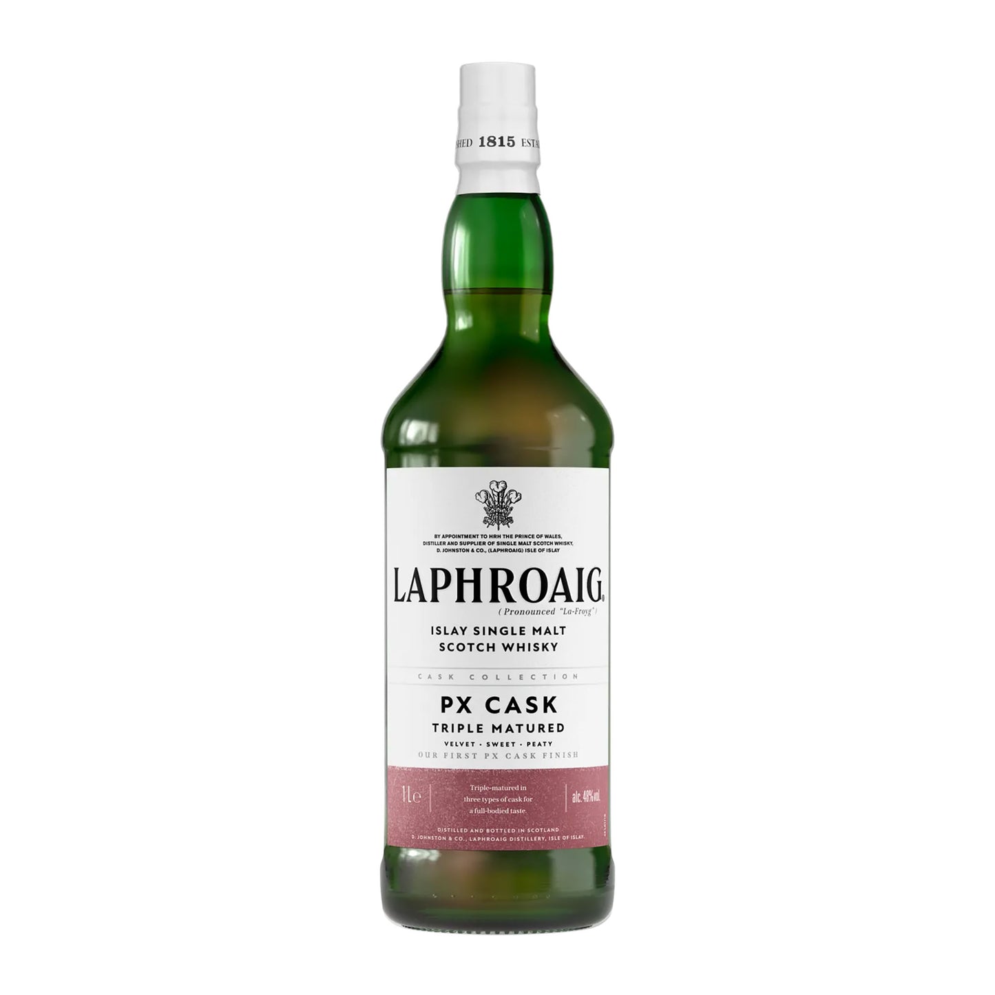Laphroaig PX Cask Single Malt Scotch Whisky 1L
